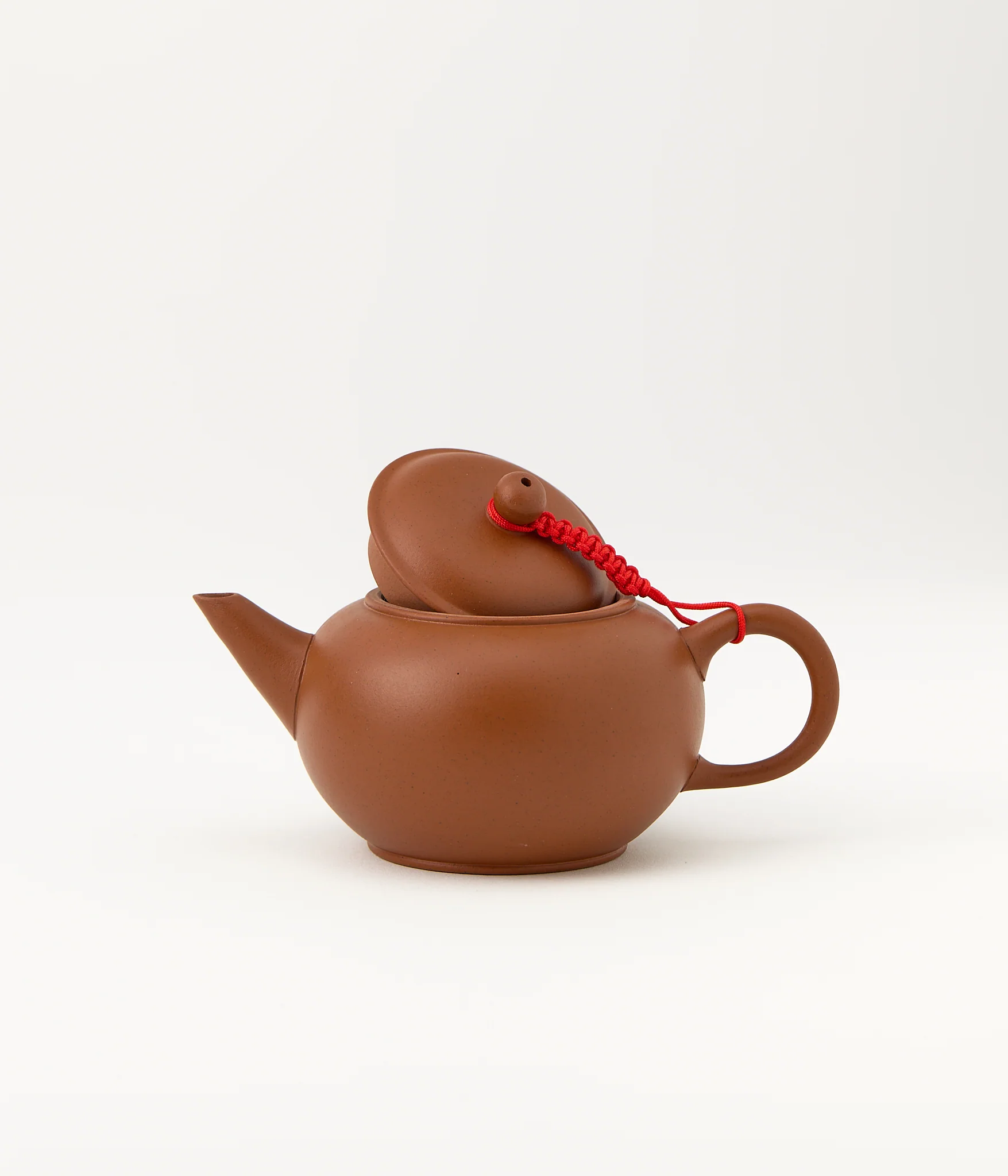 Small Terracotta Clay Teapot - Image 3